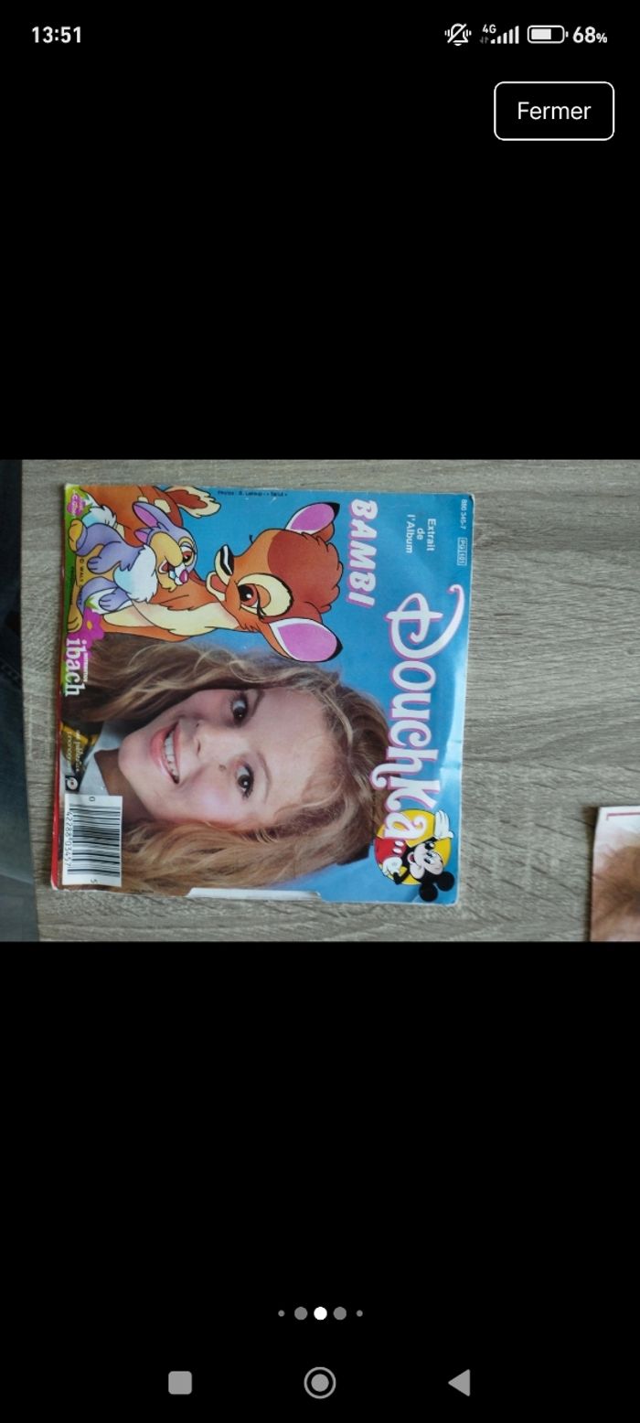 Vinyle 45 tours Douchka (2 titres, Disney) - photo numéro 2
