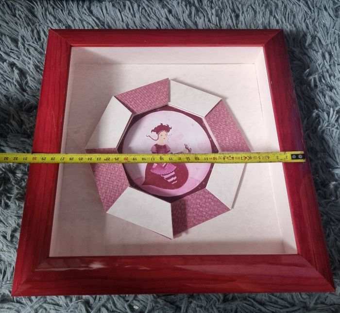 Tableau carré avec femme - photo numéro 3