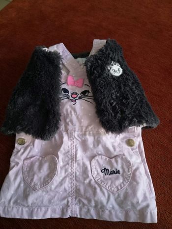 Ensemble robe avec gilet bébé fille 