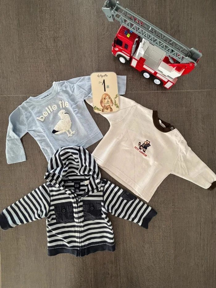 Lot vêtements neuf garçon 12 mois 1 an - photo numéro 9