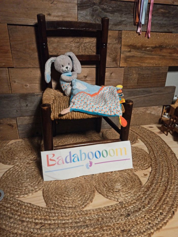 Doudou lapin nuage influx tbe