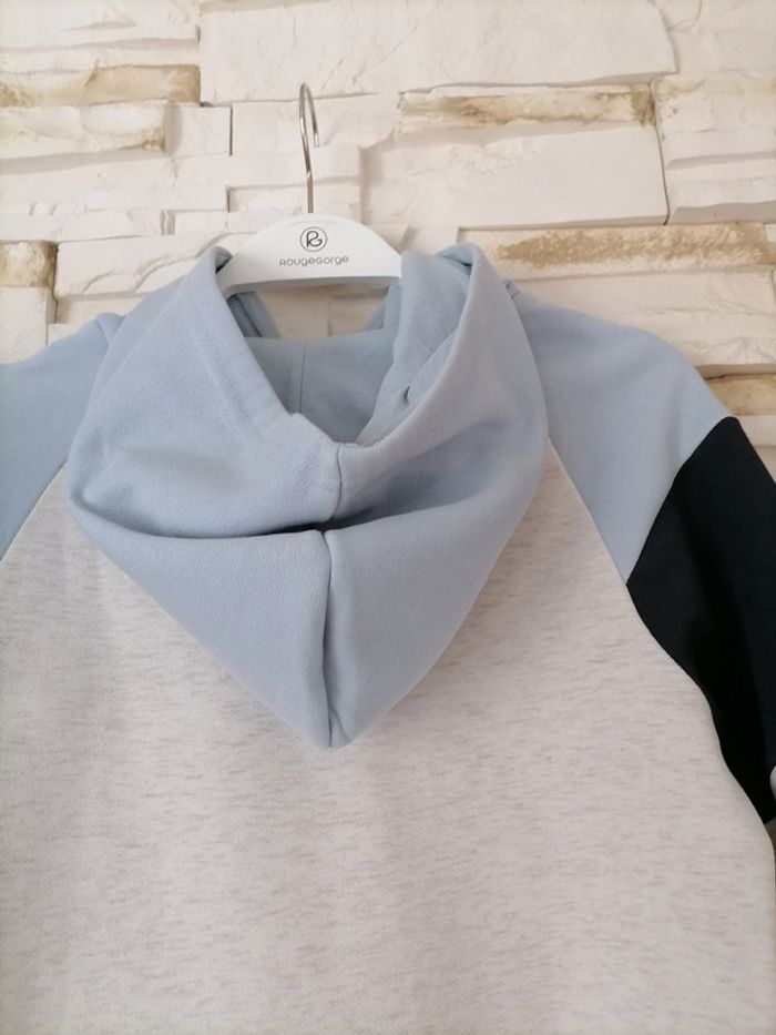 Robe sweat à capuche fille - photo numéro 7