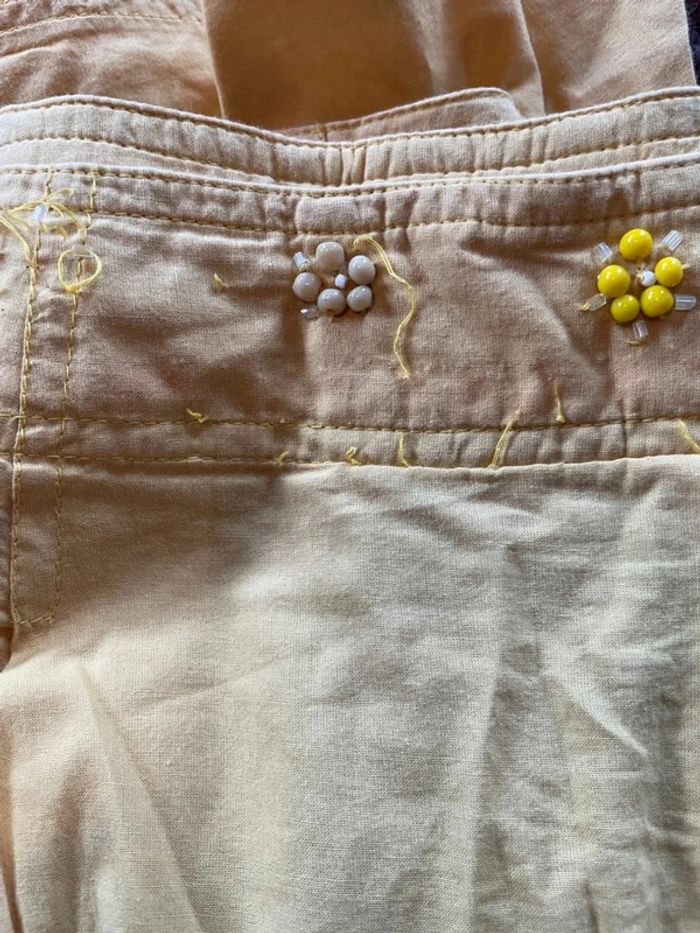 Ensemble jaune fleuri vintage Derhy - photo numéro 6