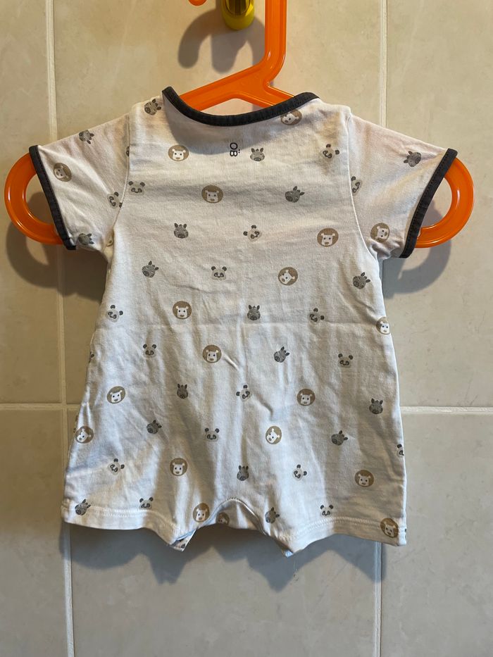 Combi d'été obaibi bébé garçon 1 mois 53 cm - photo numéro 2