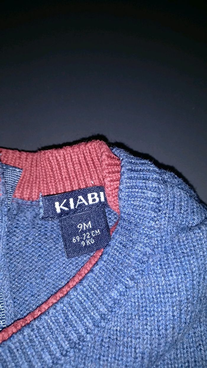 Pull col v kiabi 9 mois - photo numéro 3