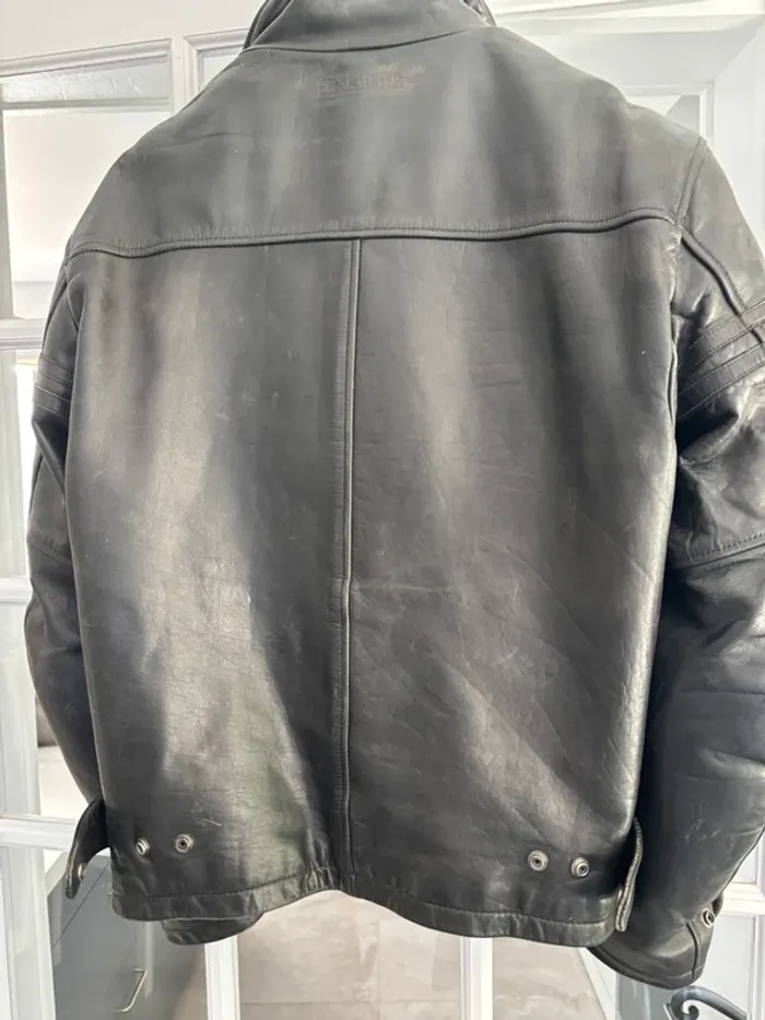 Veste en cuir de moto taille L Helstons - photo numéro 15