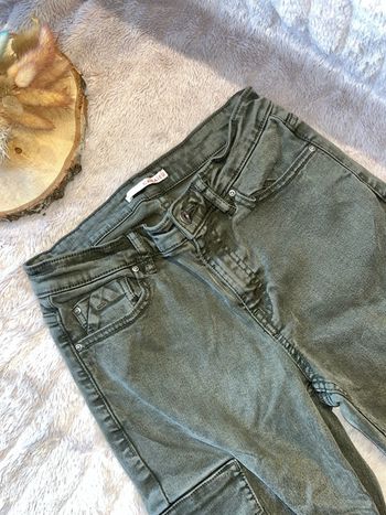 Jean vert kaki camaïeu