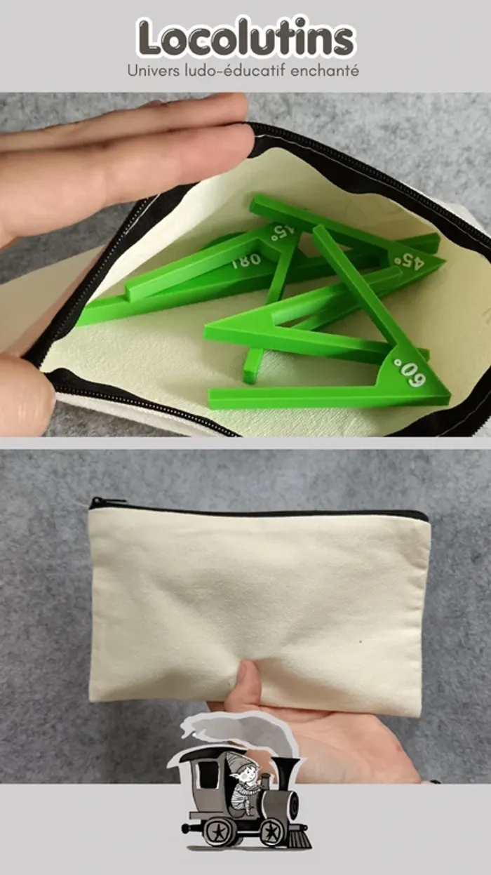 🚂 Outils géométrie ▪ mesure des angles avec trousse - photo numéro 5