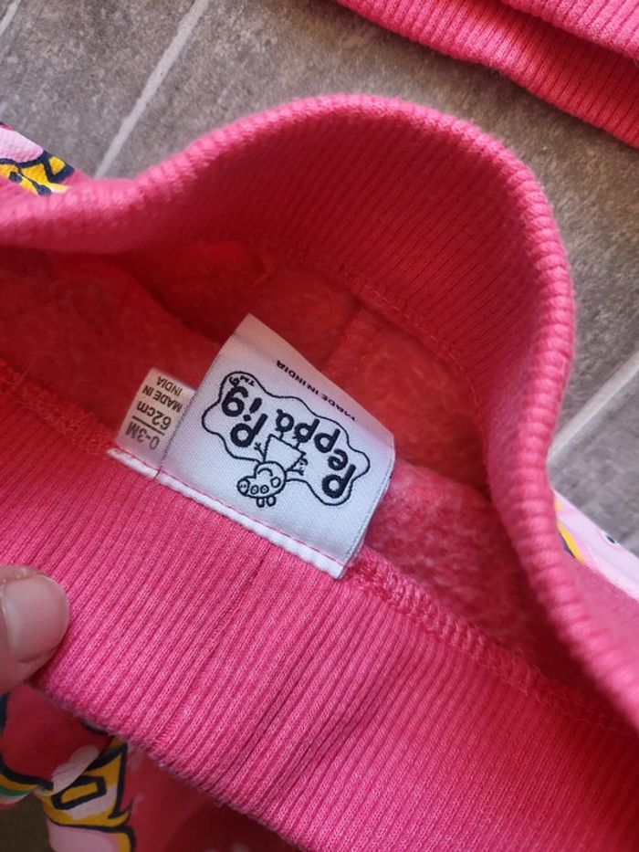 Ensemble survêtement chaud peppa pig 3mois - photo numéro 4