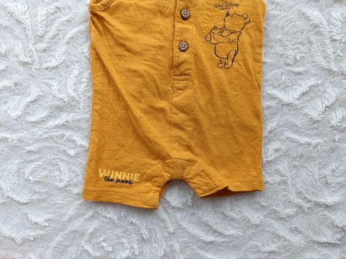 Barboteuse combinaison combi short Garçon 1 mois Winnie l'ourson Disney Baby 100% coton - photo numéro 4