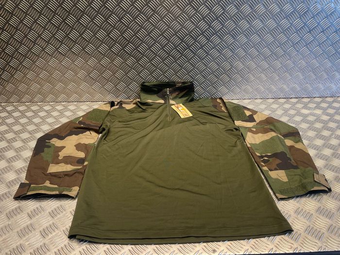 T-shirt manche longues chemise militaire combat camo mil-tec taille xl neuf