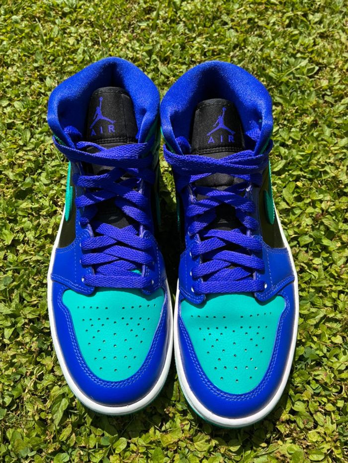 Basket Jordan 1 mis noir violette black grappe pointure 38 neuves sans boîte - photo numéro 5