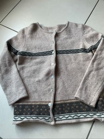 Gilet laine et angora
