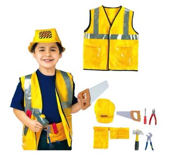 Deguisement jeu de rôle bricoleur et ces outils Taille unique 3-7ans