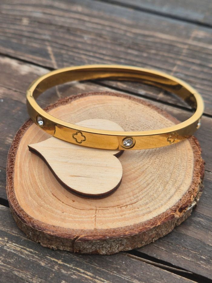 Jolie bracelet jonc en acier - photo numéro 4