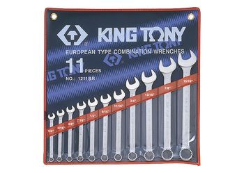 Trousse de 11 clés mixtes pouces 1/4 à 15/16" - king tony 1211SR