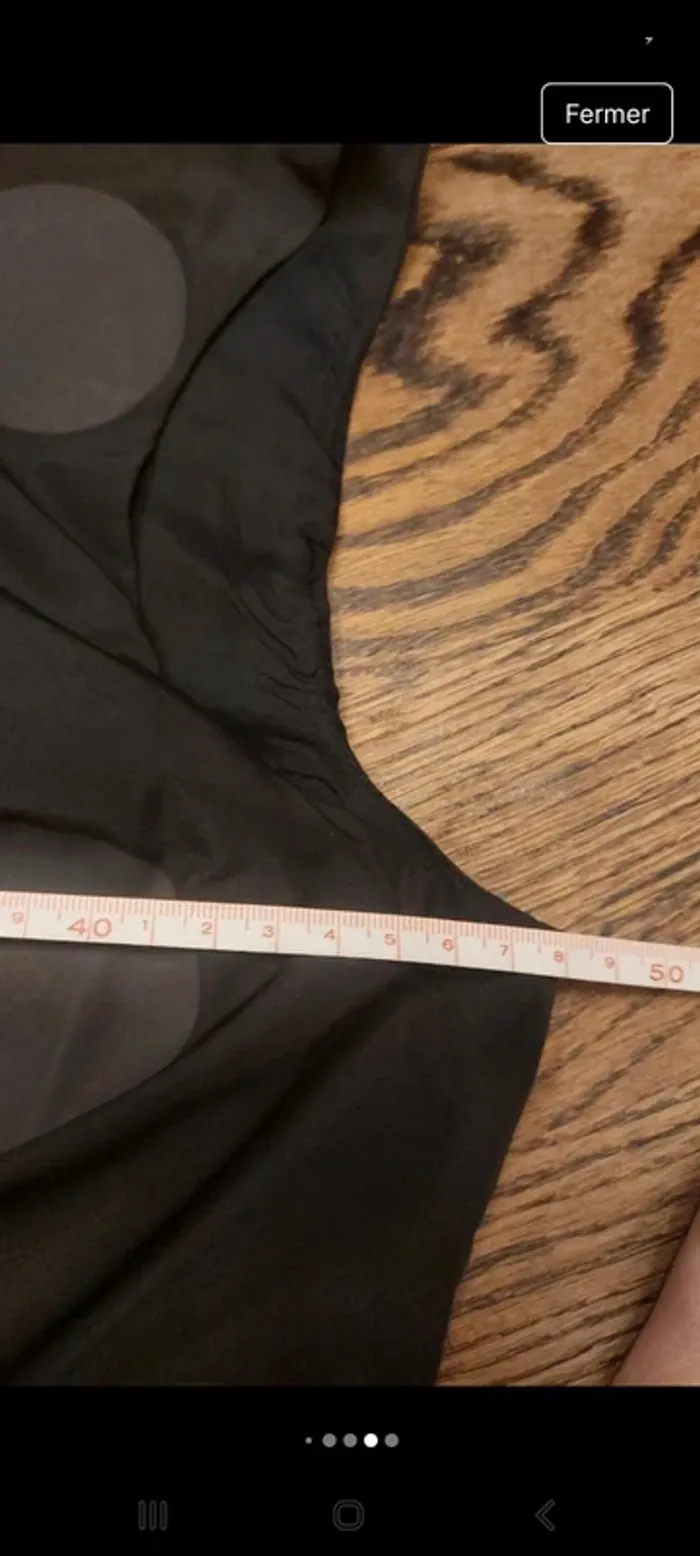 Robe Naf Naf noire avec jupon fr42 parfait état - photo numéro 19