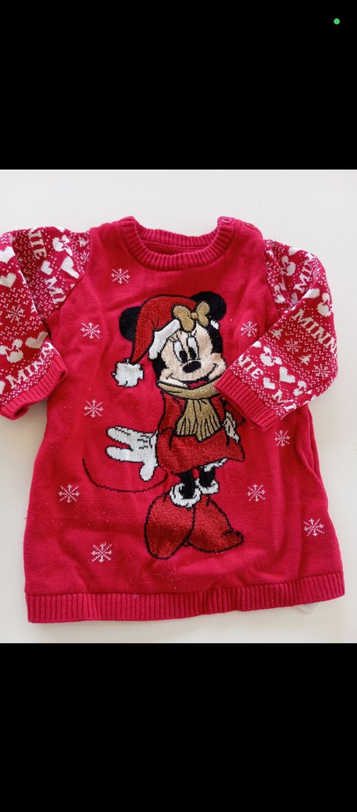 Robe minnie 6-9 mois