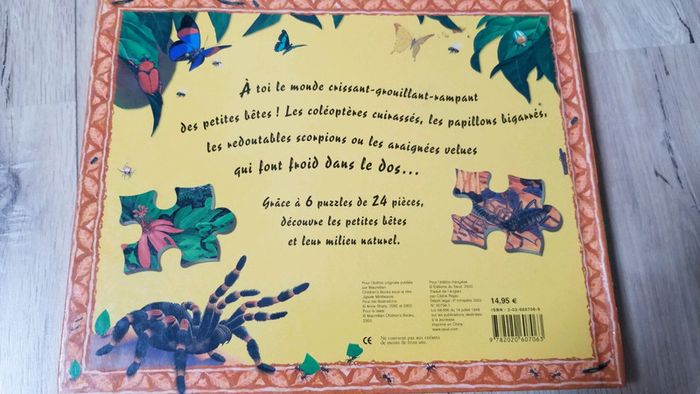 Livre Puzzle Petites bêtes - photo numéro 5