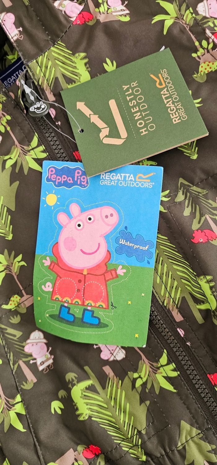 Magnifique veste de pluie Peppa pig regatta waterproof - photo numéro 3