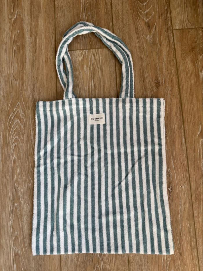 Tote bag octobre Sézane éponge