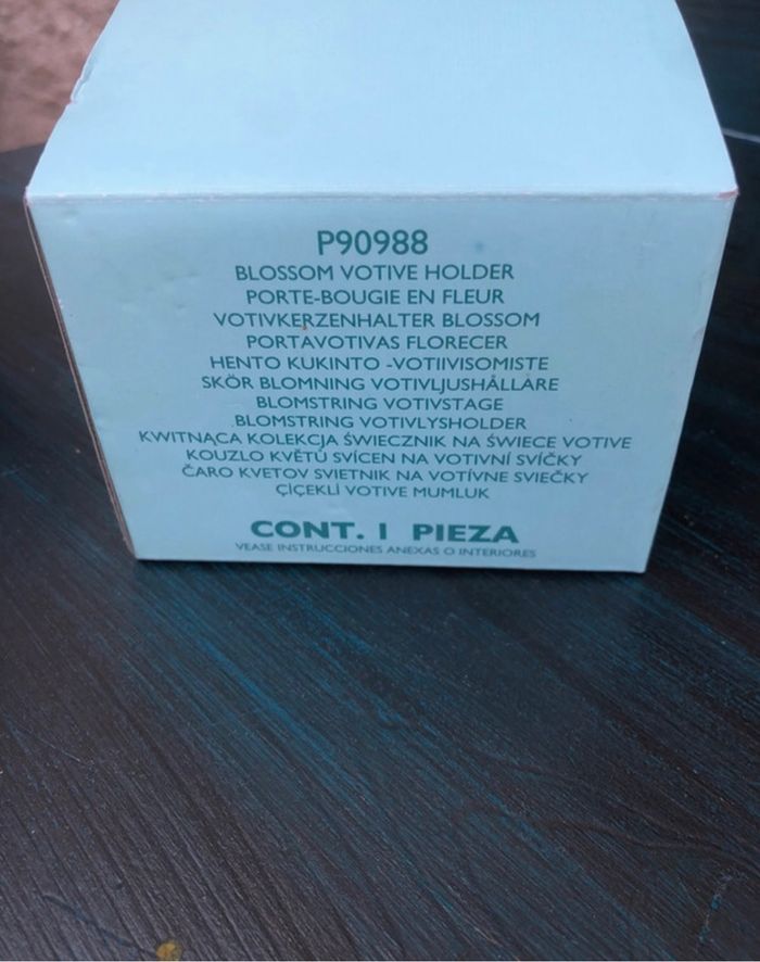 Bougeoir Partylite fleurs - photo numéro 4