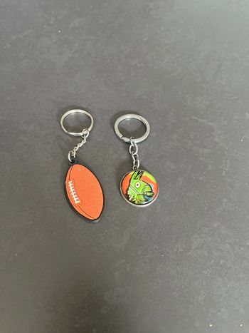 lot de 2  porte clefs