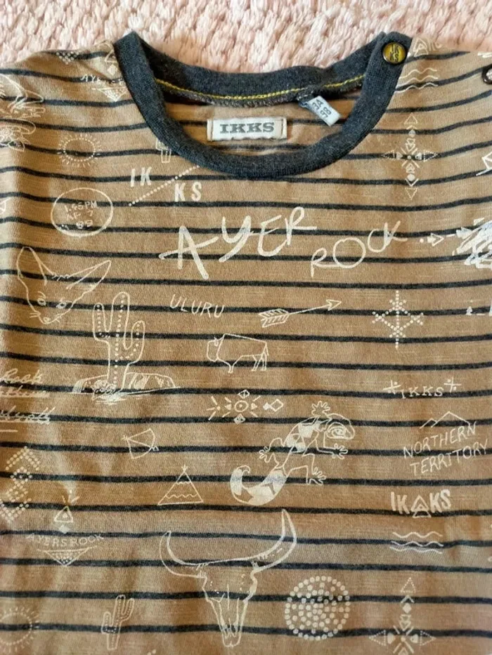 Tee-shirt IKKS 3 ans - photo numéro 2