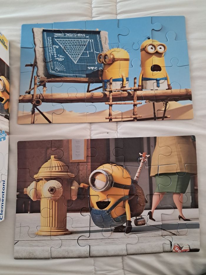 Puzzle 2×20 pièces Minions - photo numéro 3