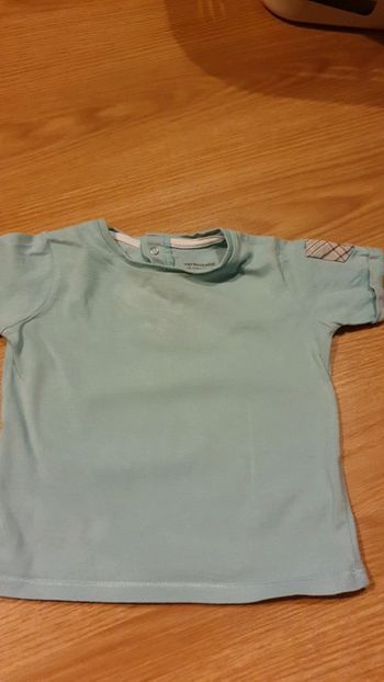 tee shirt verbaudet turquoise 18 mois