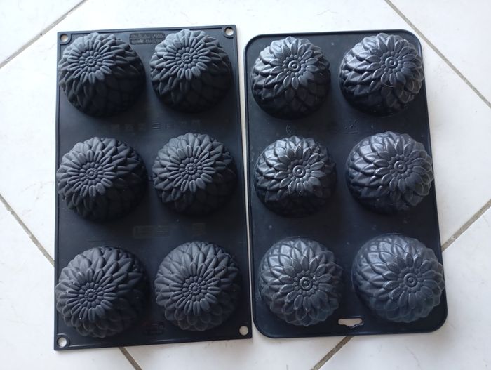 Lot moule silicone flower Style Demarle comme neuf