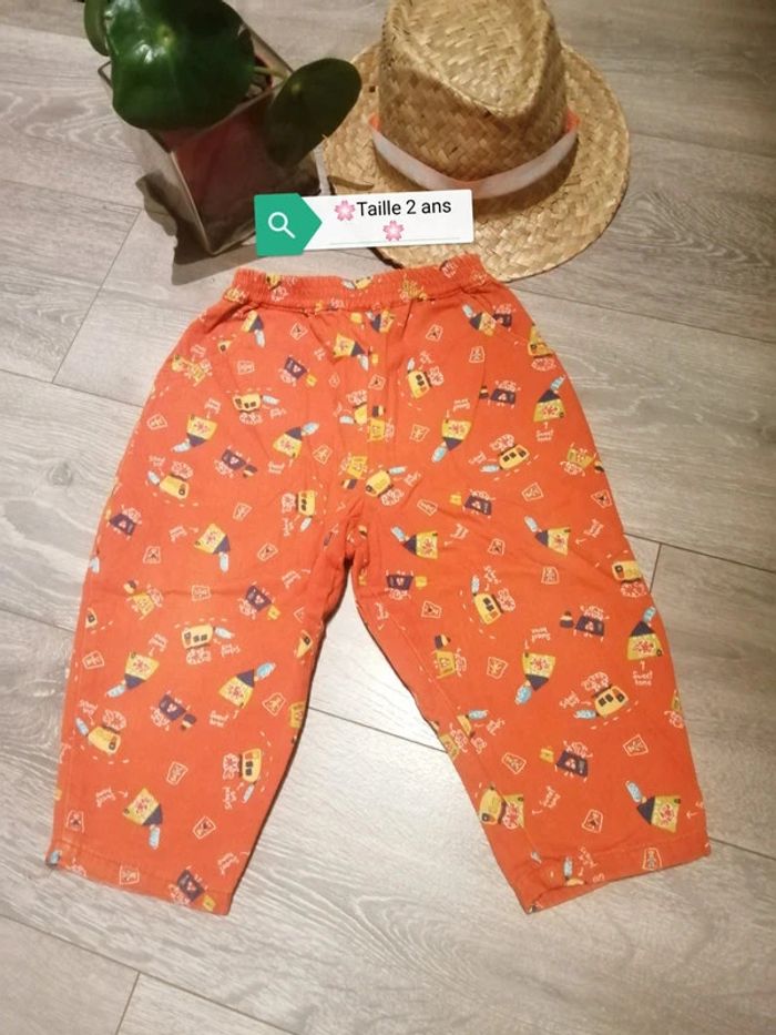🌸Pantalon chaud aux motifs sweet home Taille 2 ans "Galeries Lafayette" 🌸