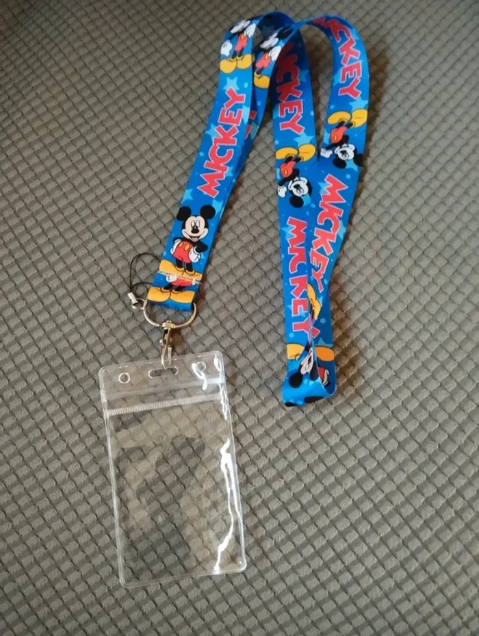 Lanière mickey bleu foncé