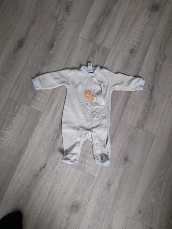 Pyjama velours 1 mois