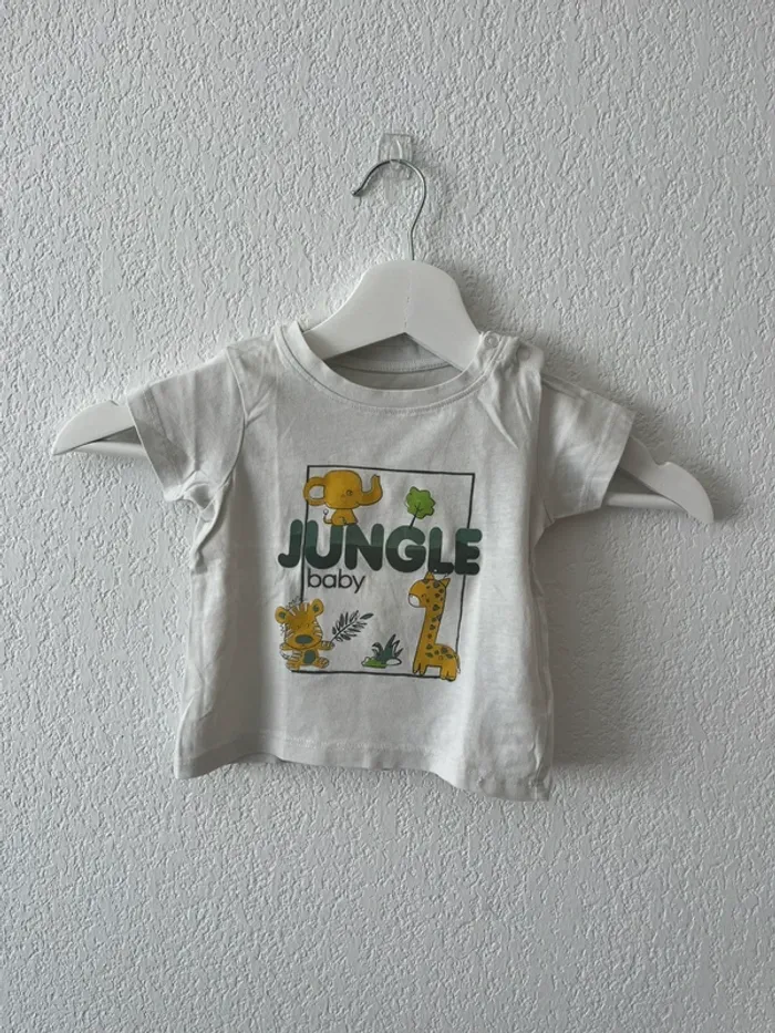 T-shirt bébé Boîte à Malices 18 mois (81 cm)  Jungle baby animaux