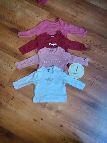 Lot tee-shirts manches longues