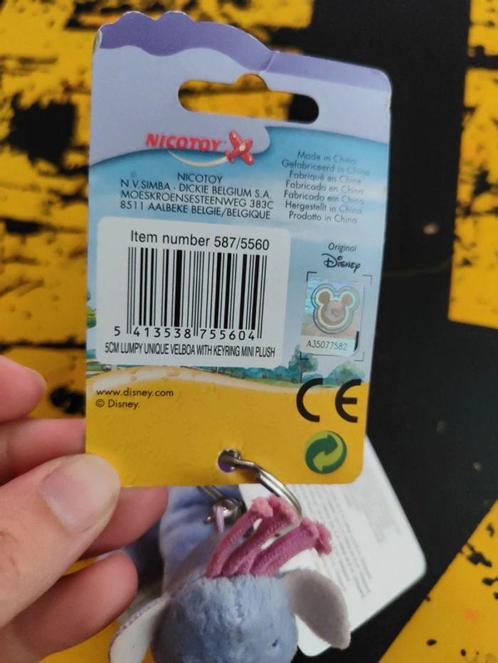 Porte clés neuf Disney éléphant - photo numéro 3