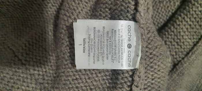 Veste laine marron  très bon état - photo numéro 4