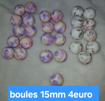 Boule silicone 15mm