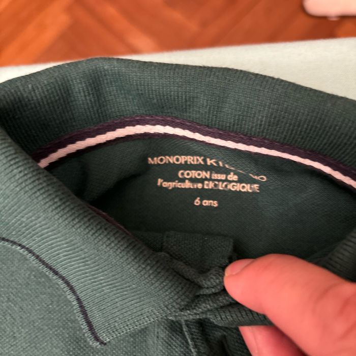 Vends lot de deux polos manches longues Monoprix et okaidi 6 ans - photo numéro 4
