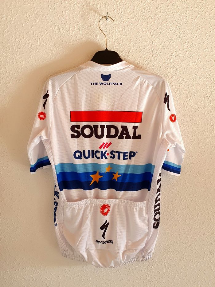 Maillot cyclisme 2025 taille L Team Soudal Quick Step Tim Merlier - photo numéro 2