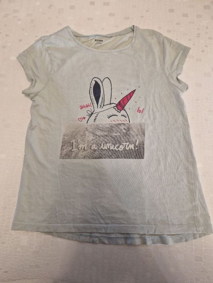 Tee shirt manche courte 10 ans kiabi