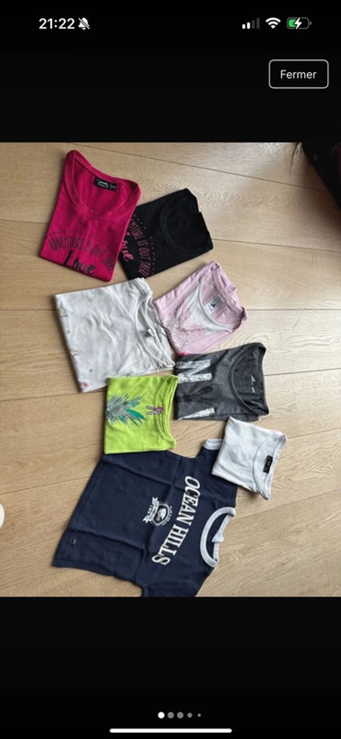 Lot de t-shirt fille