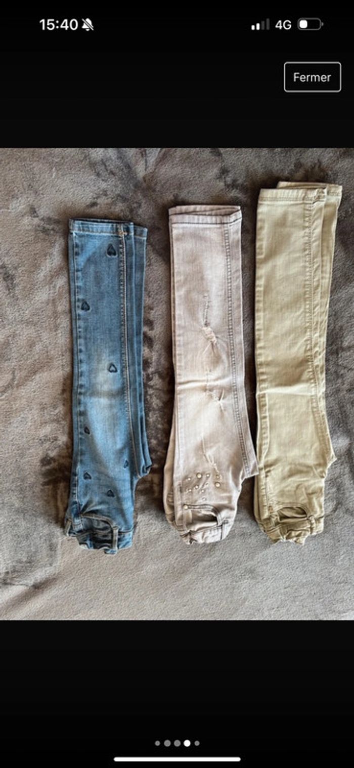 Lot pantalon fille - photo numéro 4