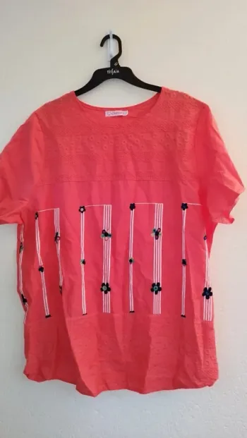 Tunique orangée - Christy - taille 48