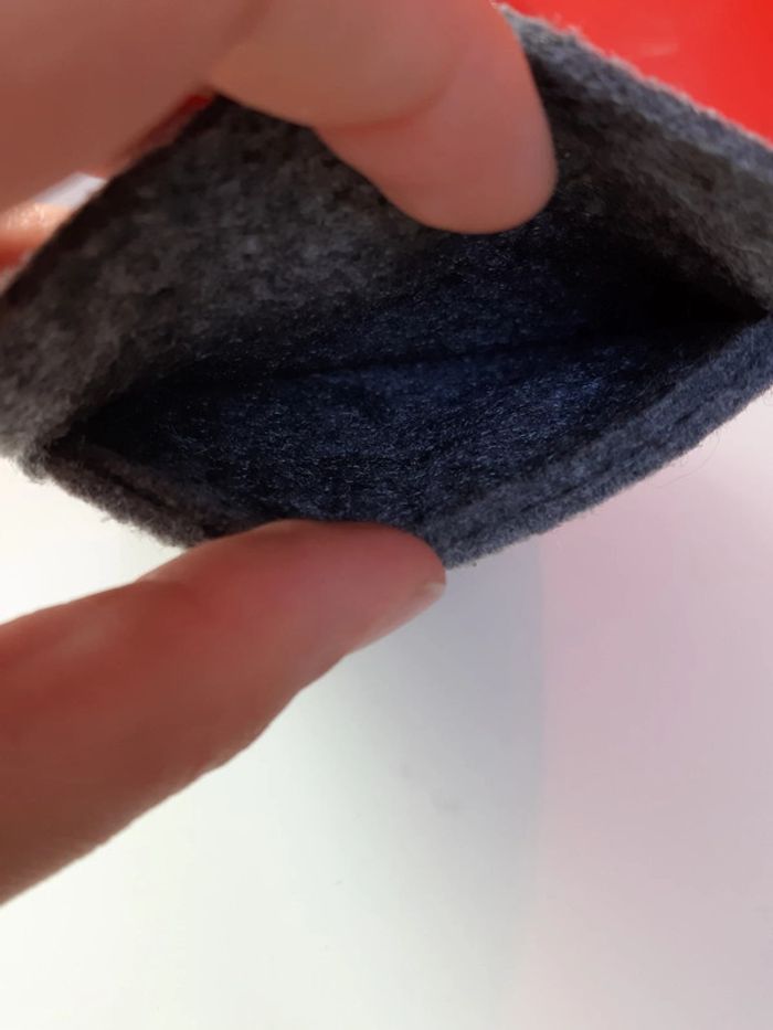 Petite pochette de rangement gris - photo numéro 2