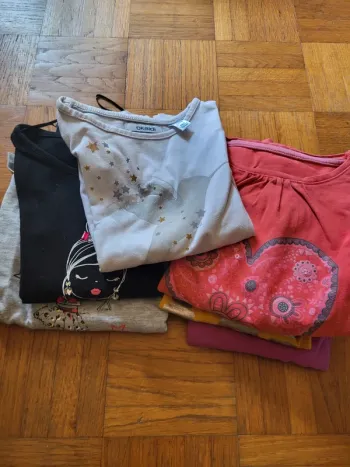 Lot de 6 t-shirts manches longues