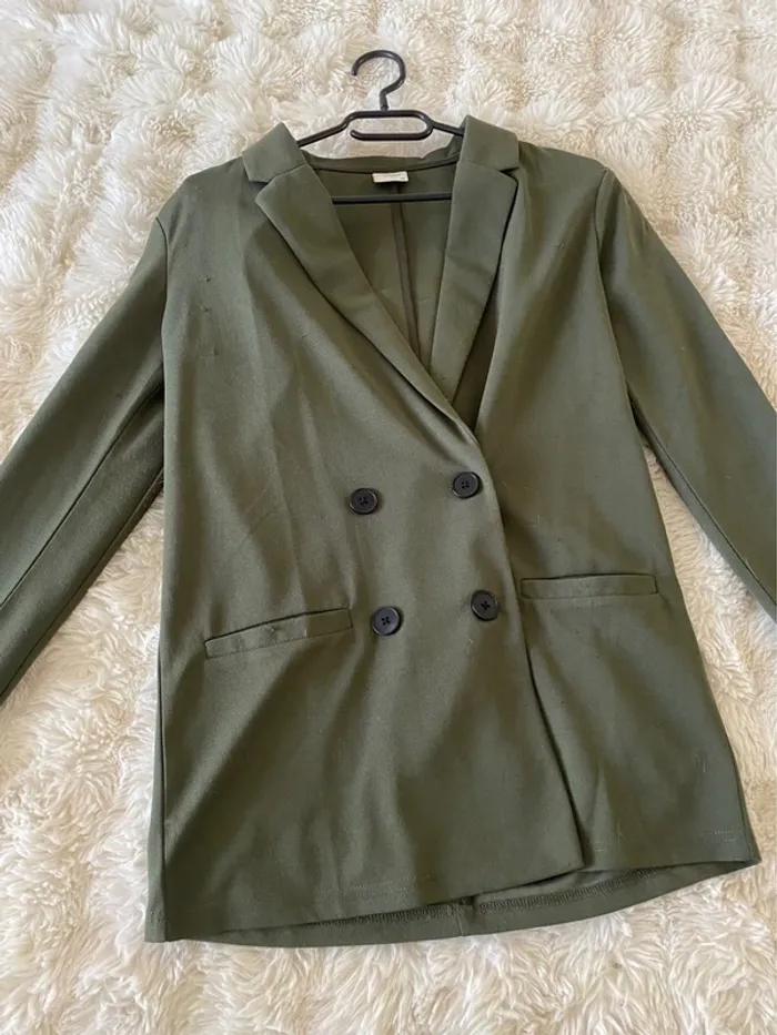 Blazer kaki Jacqueline de Yong taille XS - photo numéro 2