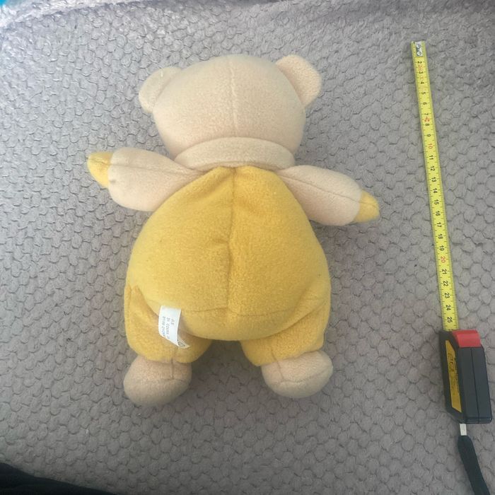 Peluche ours vintage en polaire 25 cms - photo numéro 2