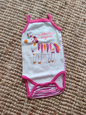 Body bretelles licorne